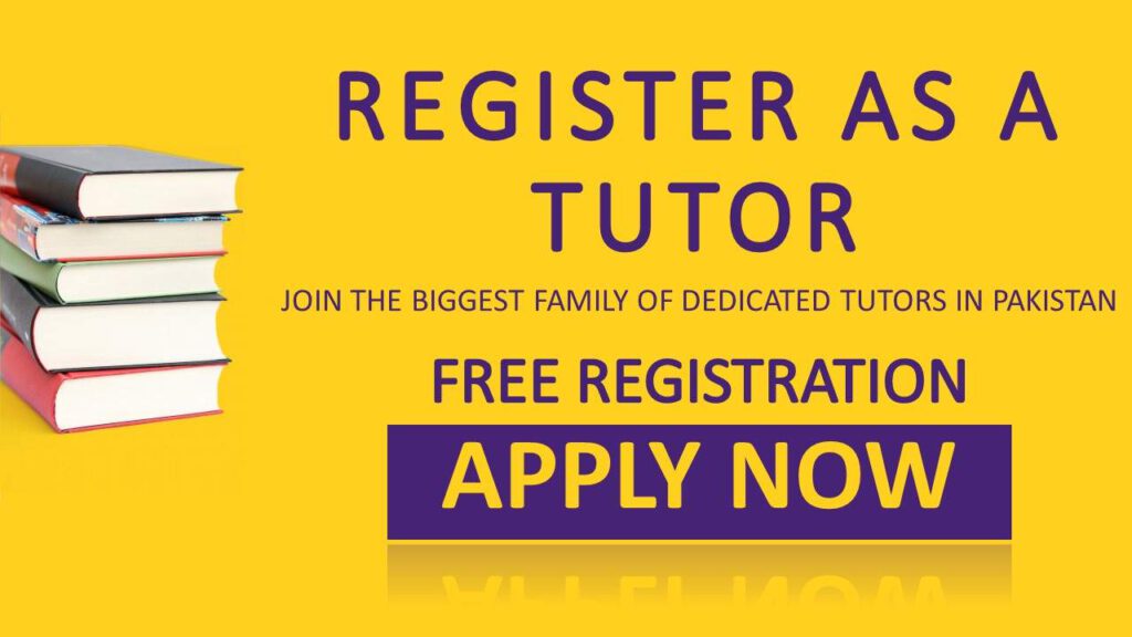 Register Tuition Teacher Tutor Provider Karachi Lahore Islamabad